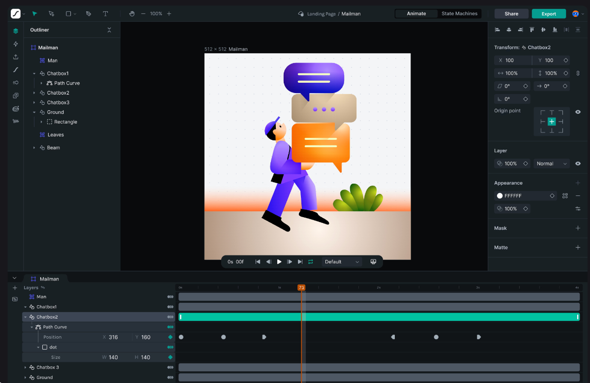 Lottie Creator screencapture